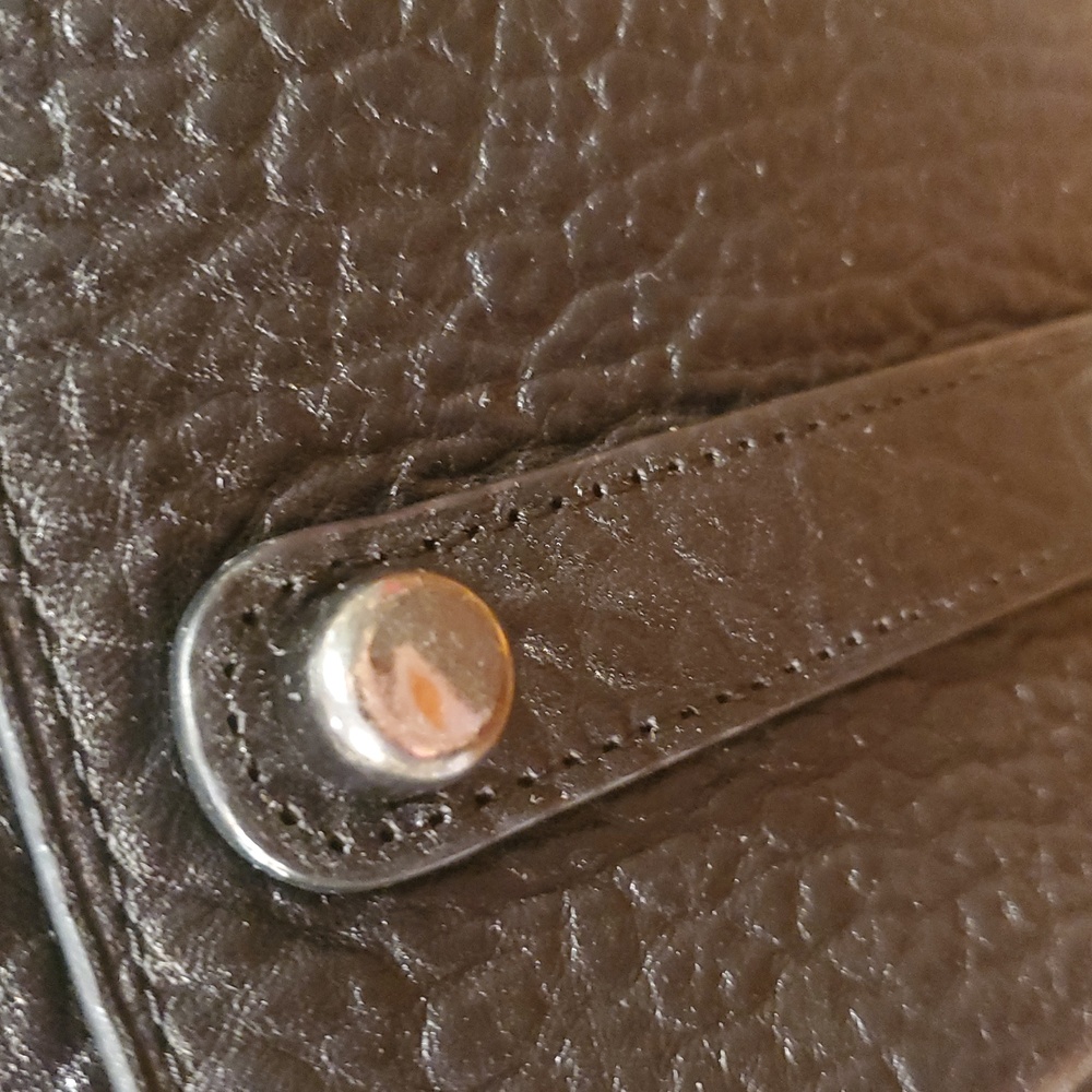 Coach Edie 42 Mixed Leathers Shoulder Bag - Picture 7 of 16